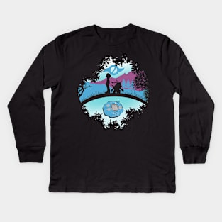 Crest of Friendship Kids Long Sleeve T-Shirt